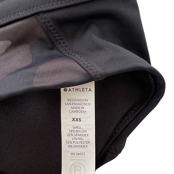NWOT Athleta Freestyle Camo Triangle Bikini Swimsuit Top Swim Neutral - Picture 3 of 6